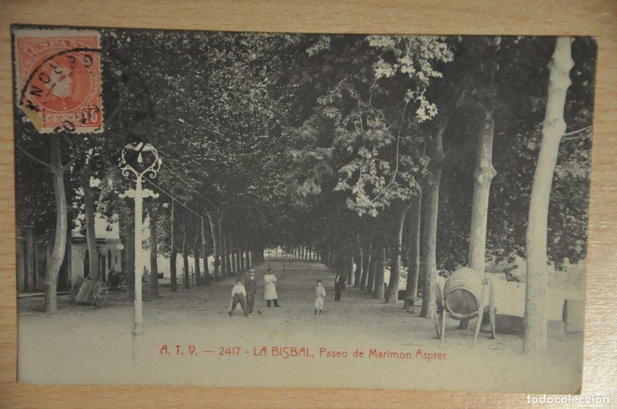 Postales: postal la bisbal, paseo de marimon asprer, atv 2417