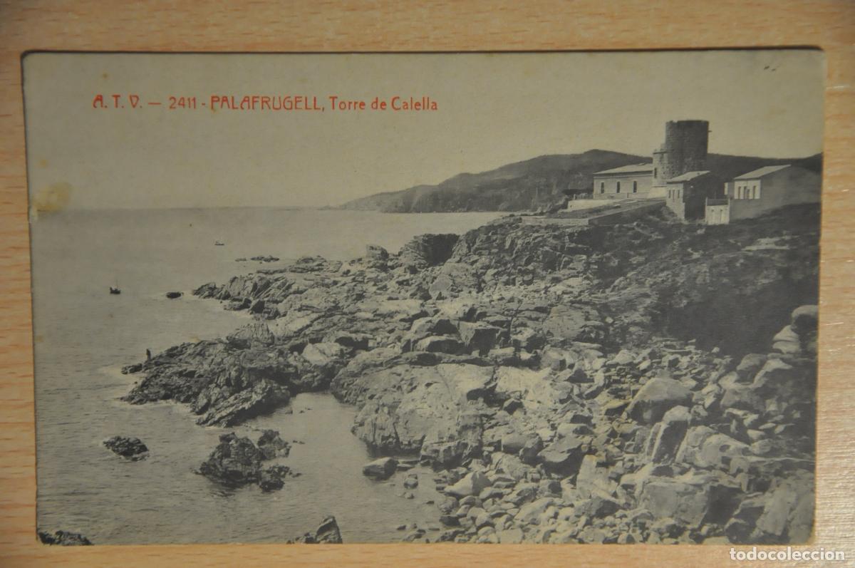Postales: postal palafrugell, torre de calella, atv 2411