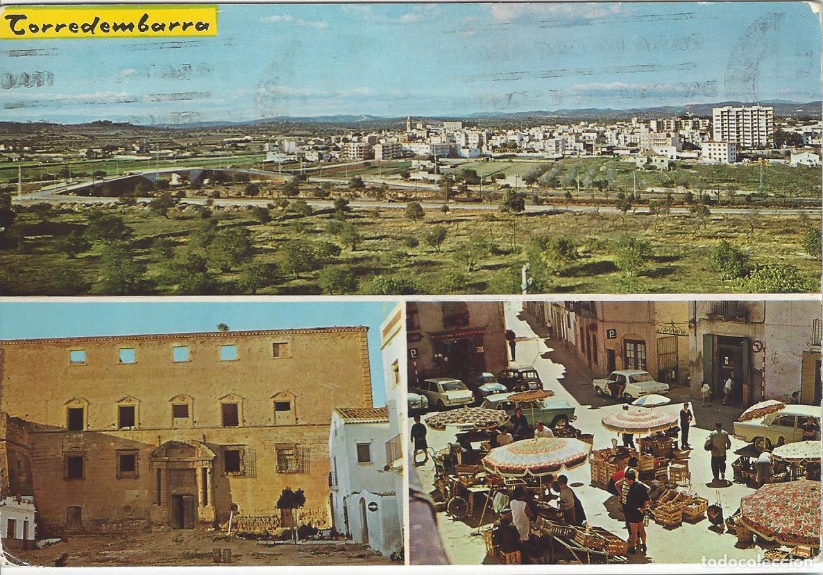 Postales: Postal color antigua de Torredembarra vista general . Foto Font