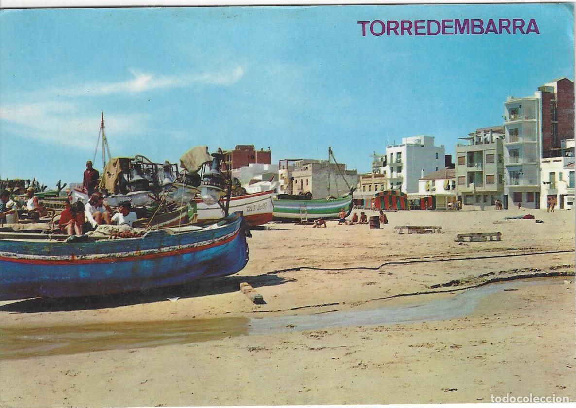 Postales: Postal color antigua de Torredembarra-512 barrio maritimo. Chinchilla.