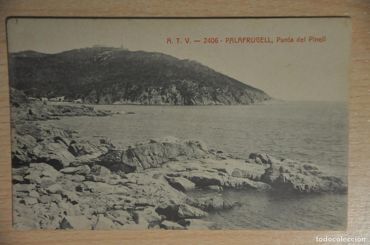 Postales: postal palafrugell, punta del pinell, atv 2406