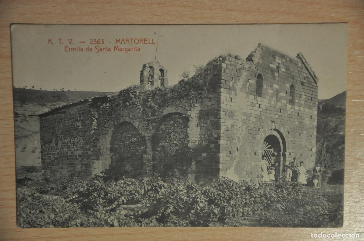 Postales: postal martorell, ermita de santa margarita, atv 2363