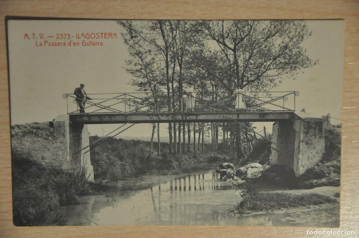 Postales: postal llagostera, la passera d&acute;en gutarra, atv 2373