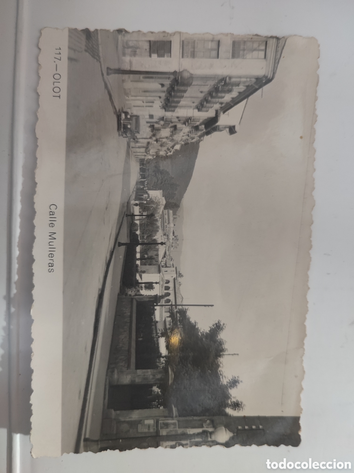 Postales: tarjeta postal antigua de la Calle Mulleras en Olot