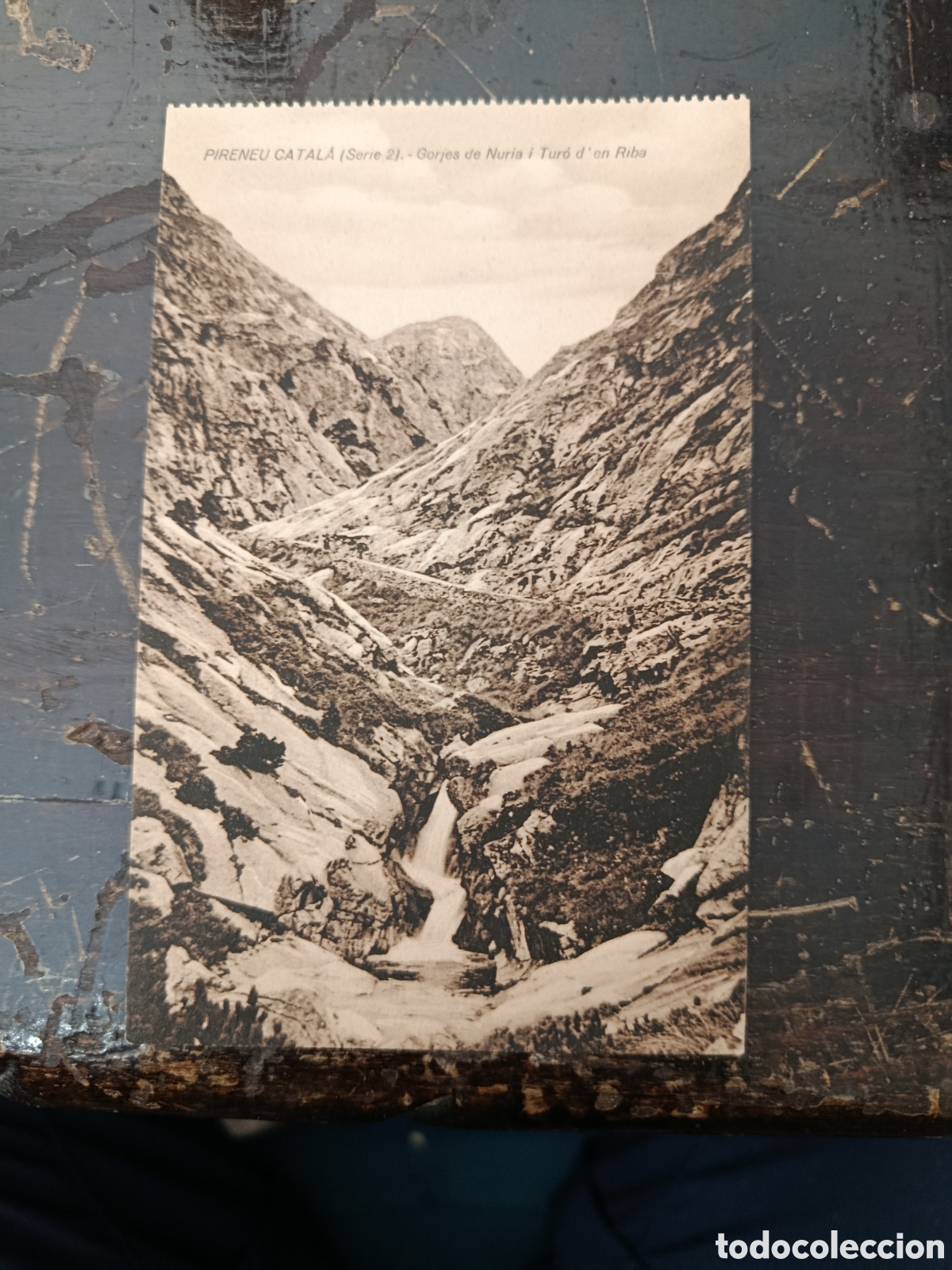 Postales: Postal pirineu catala serie 2 gorjes de Nuria i tiro d'en riba