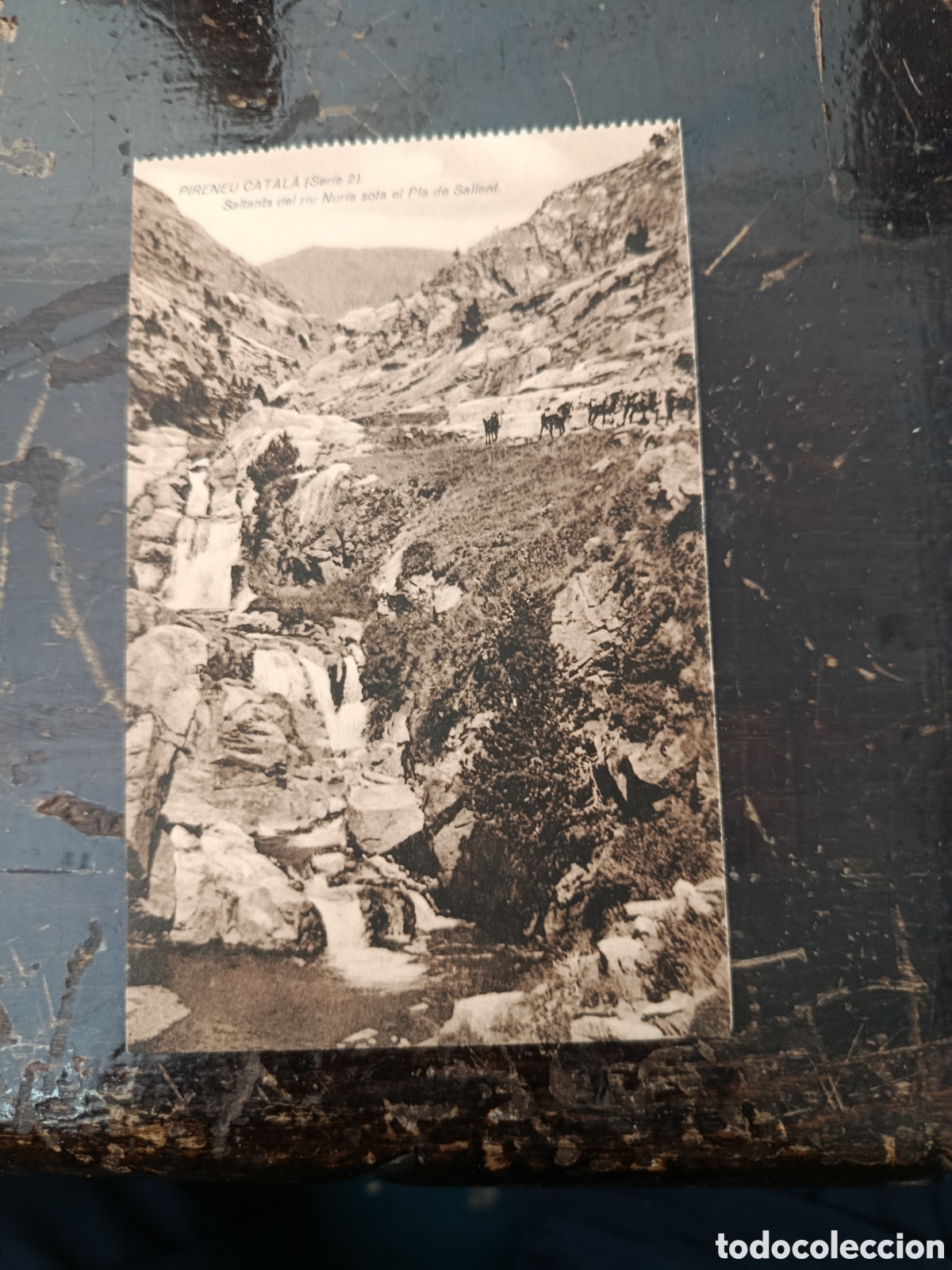 Postales: Postal pirineu catala serie 2 saltants del Riu Nuria sota el pla de Sallent centre excursionista de