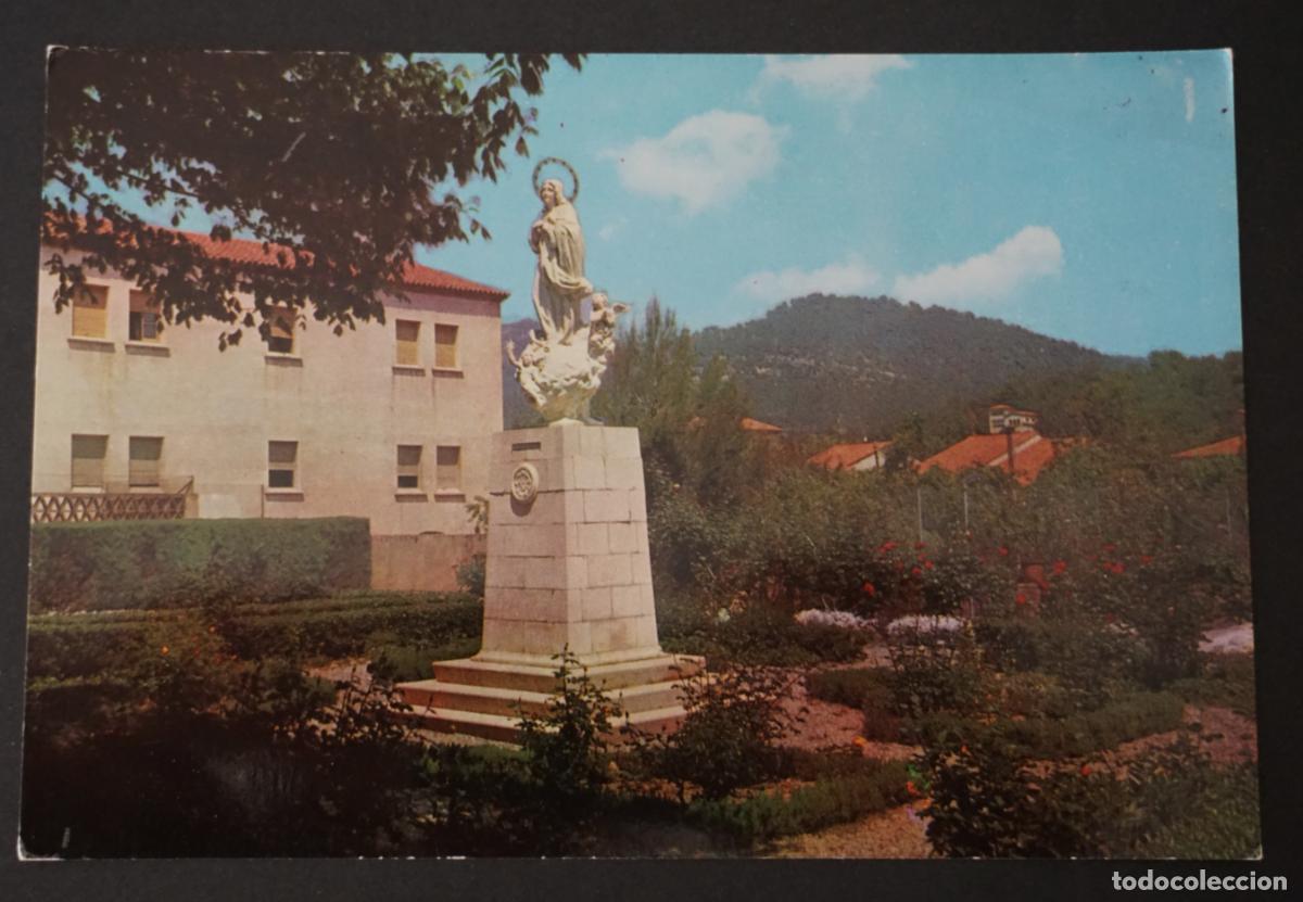 Postales: Matadepera, vista de los Jardines Colegio de la Sagrada Familia, sin circular, editada en 1963