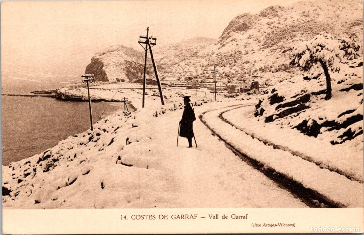 Postales: Costes de Garraf - Vall de Garraf - Clix&eacute; Artigas, Vilanova - n&ordm; 14 - 140x90mm - Garraf nevat
