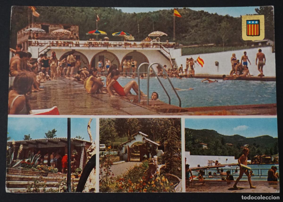 Postales: Sant Feliu de Pallerols, postal circulada con sello y matasellos editada el a&ntilde;o 1970
