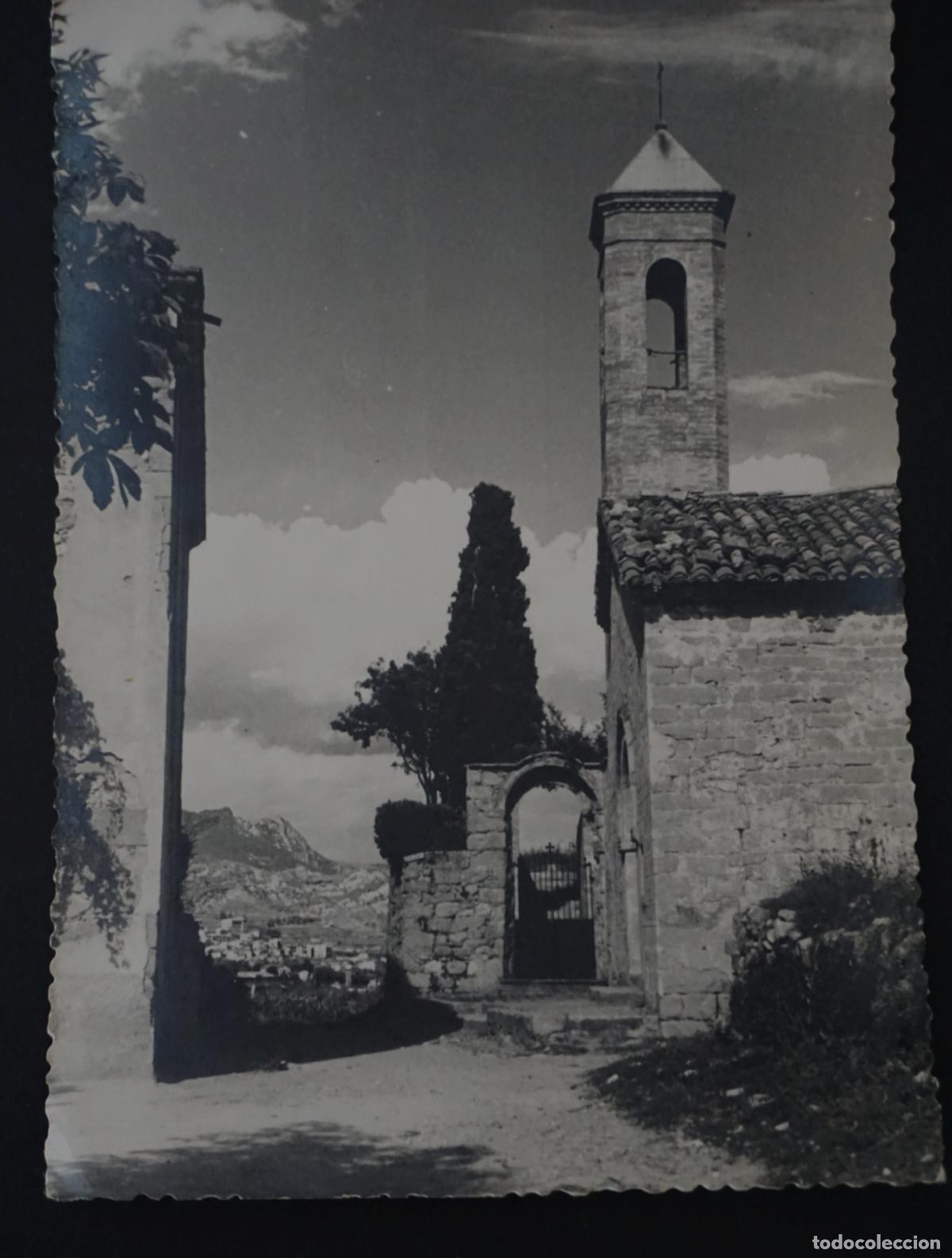 Postales: La Valld&aacute;n (Berga), Sant Bartomeu, postal circulada con sello de los a&ntilde;os 60