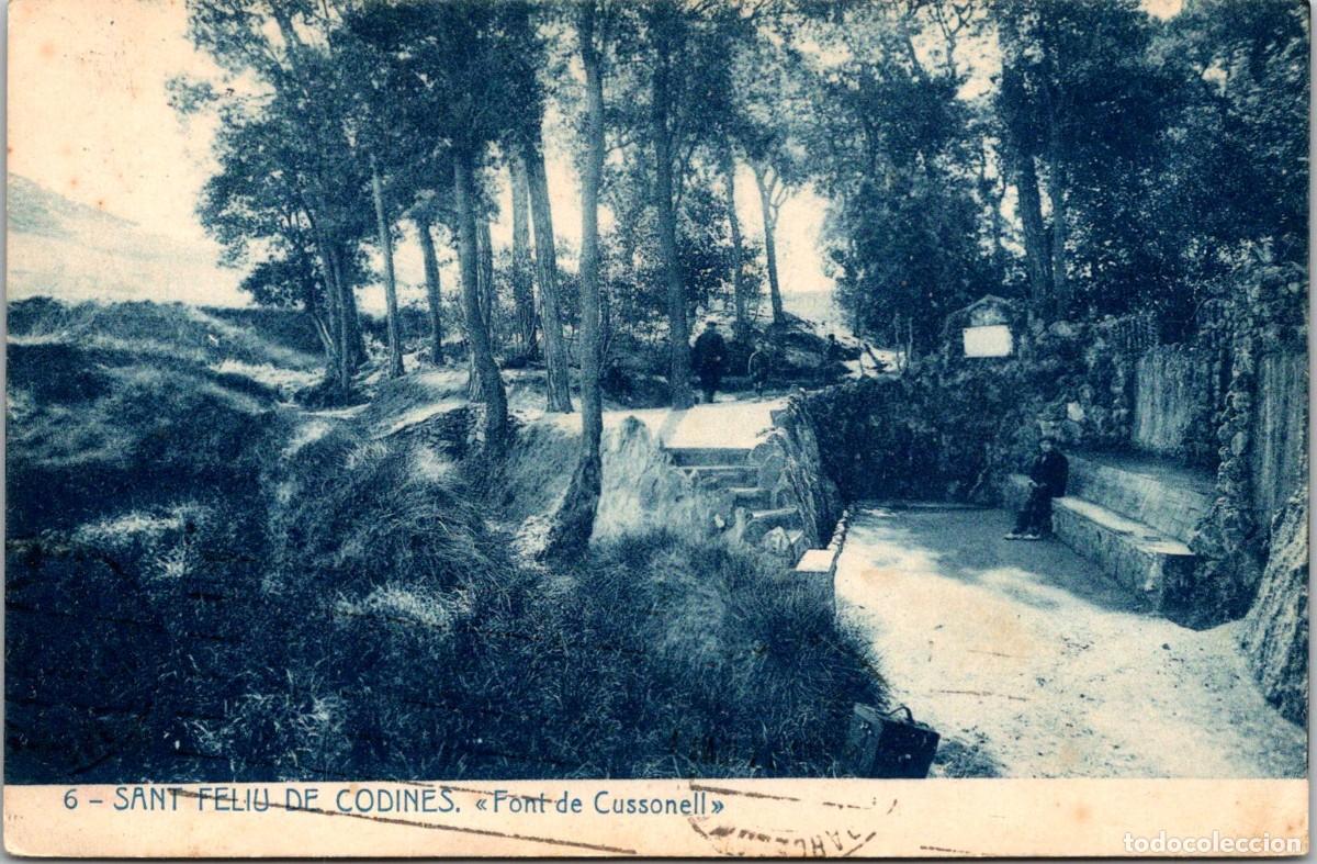 Postales: Sant Feliu de Codines - Font de Cussonell - Fototipia Thomas 6 - 137x90mm