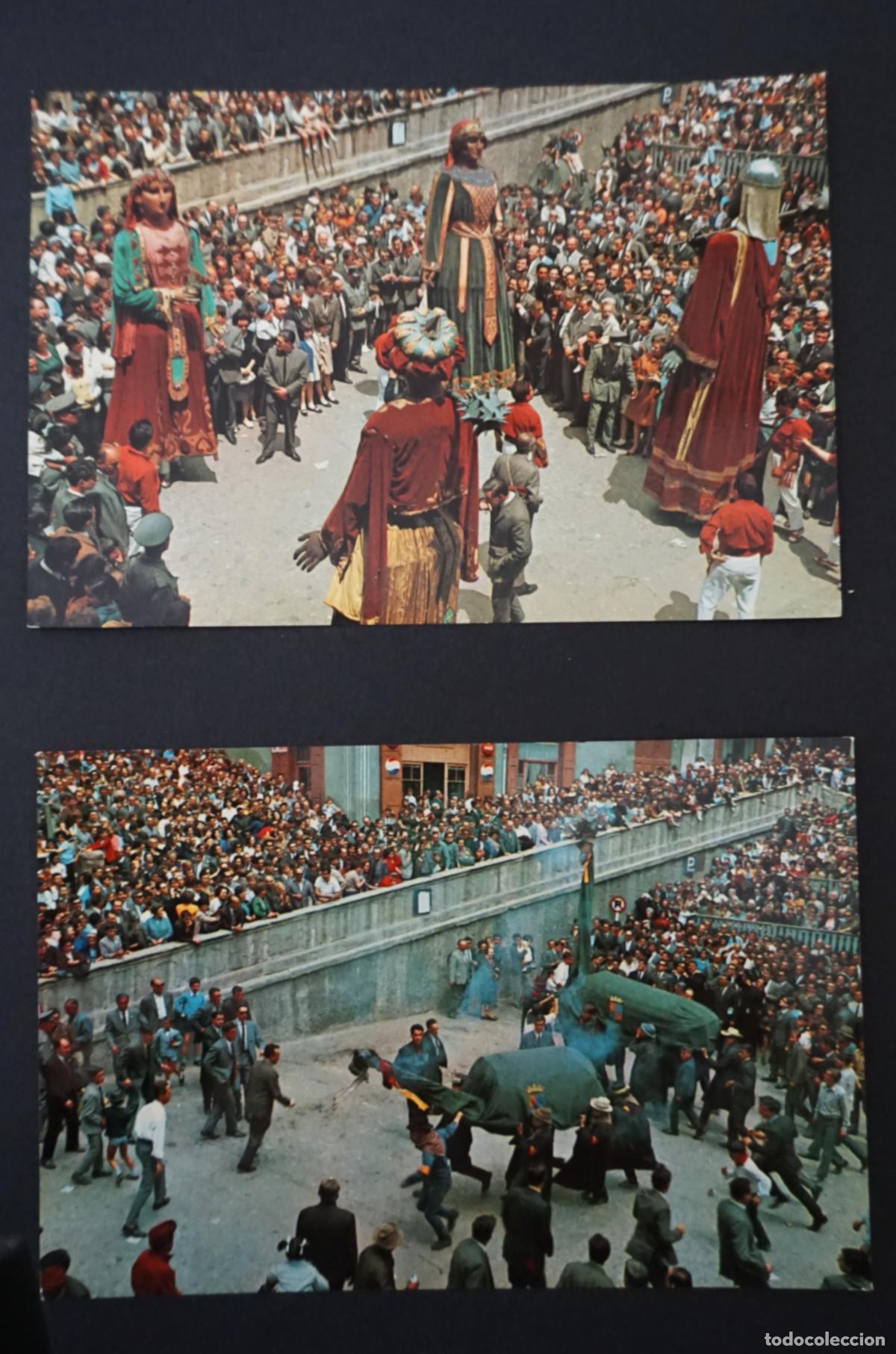 Postales: 2 postals de la Patum de Berga, sin circular editadas el a&ntilde;o 1967.