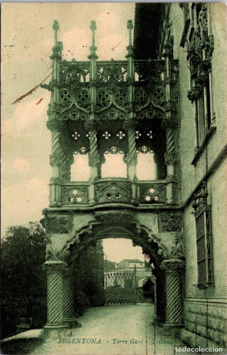 Postales: Argentona - Torre Gar&iacute; - Tribuna - Sin datos - 140x89mm