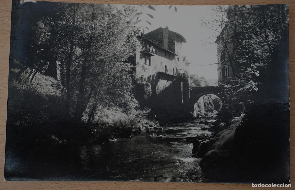 Postales: Sant Feliu de Pallerols, Pont del Riubrugent, antigua postal sin circular
