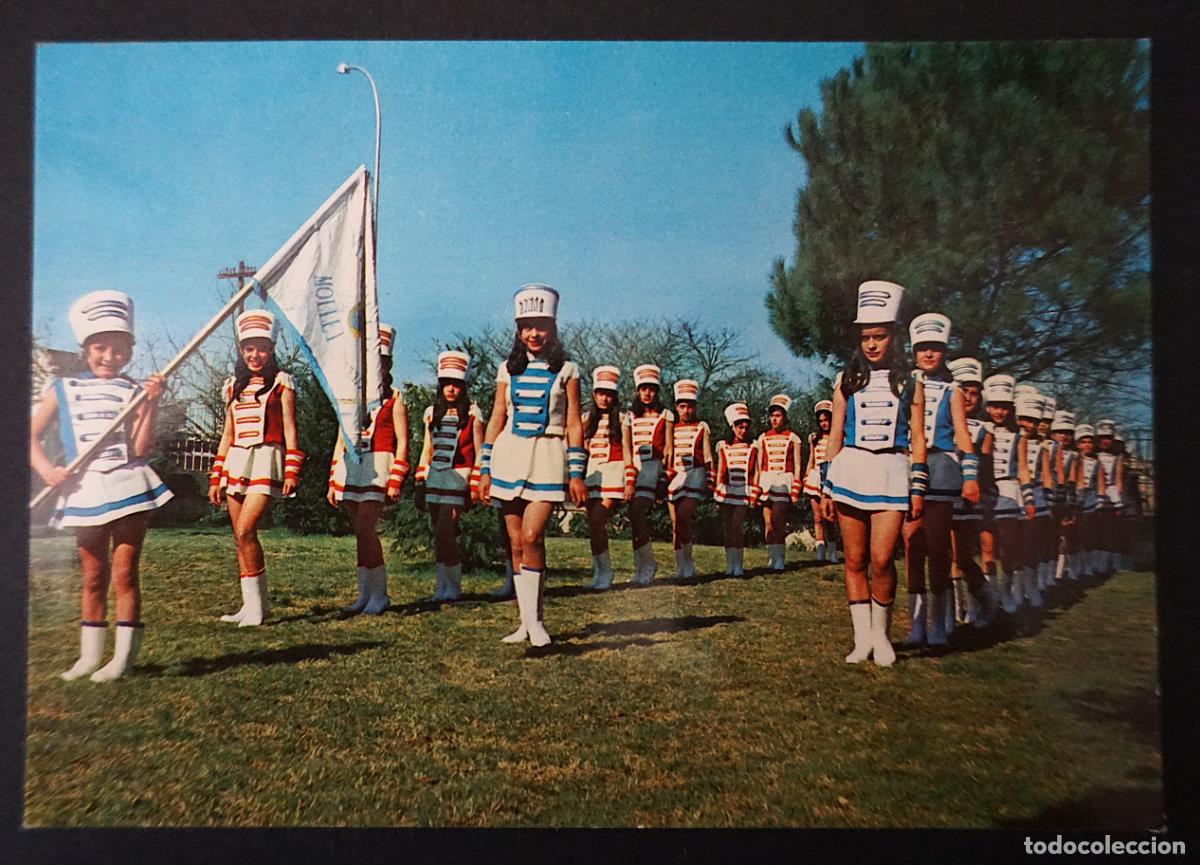 Postales: Mollet del Valles, Majorettes, postal sin circular editada el a&ntilde;o 1970