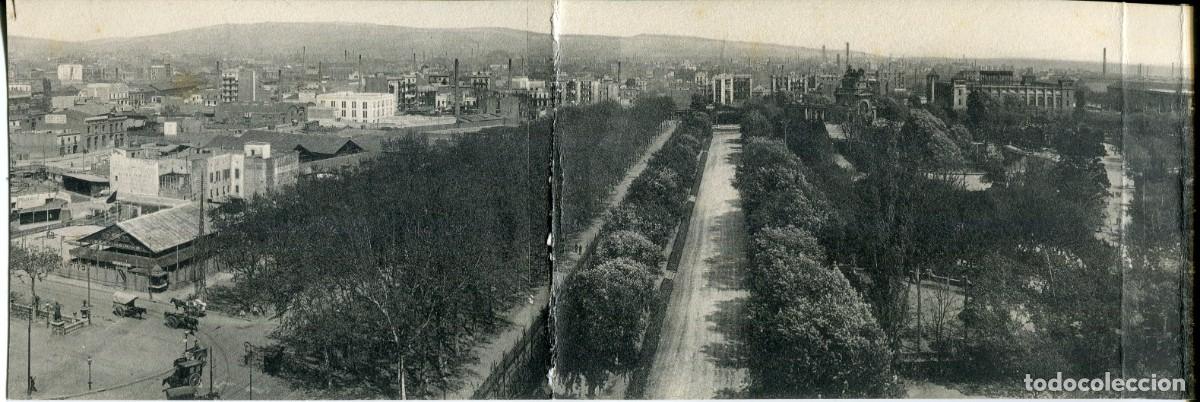 Postcards: BARCELONA- A T V 59 - VISTA PANORAMICA DEL PARQUE-CUADRUPLE-ATRACCI&Oacute;N FORASTEROS-