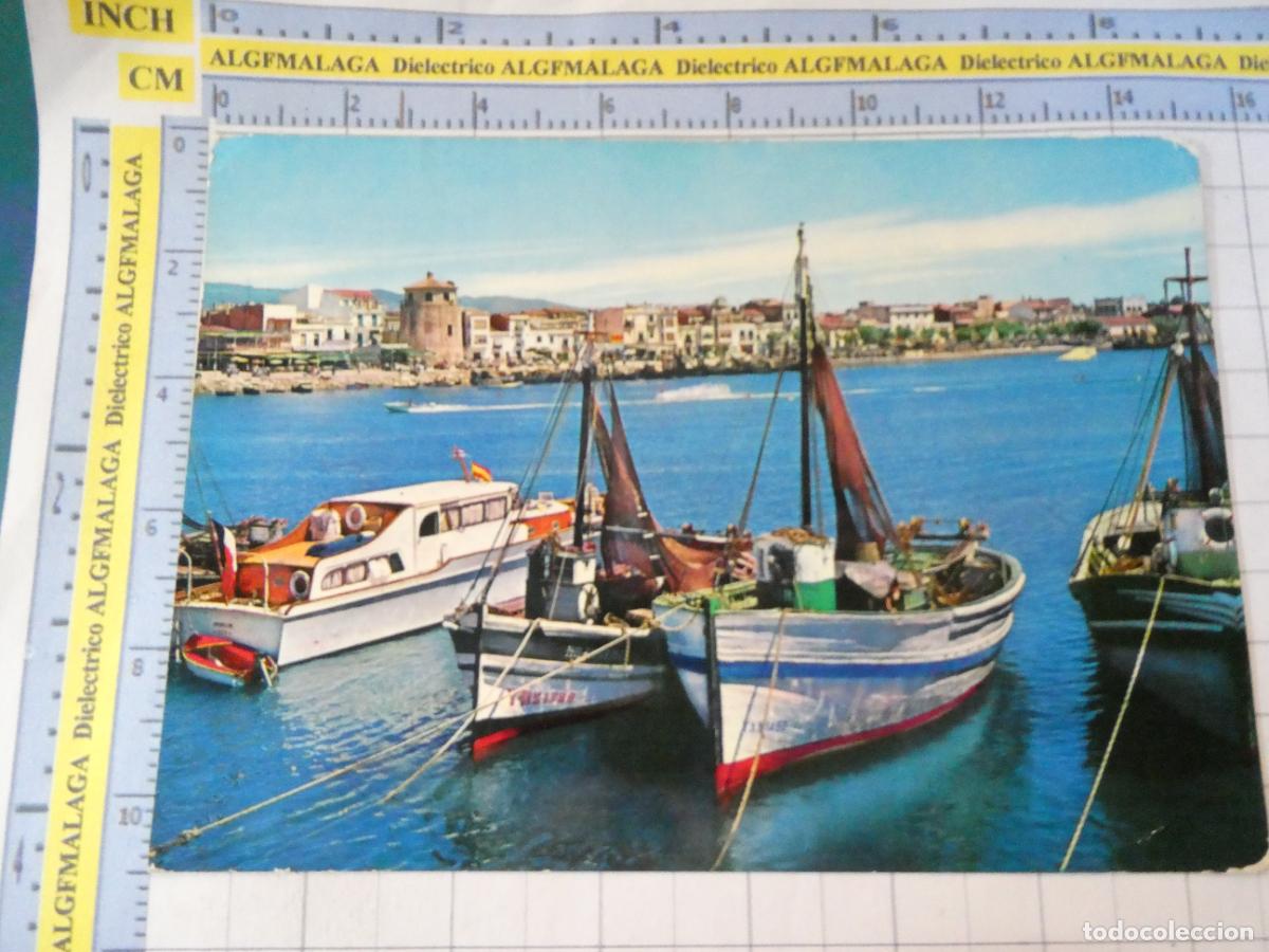 Postales: POSTAL DE TARRAGONA. A&Ntilde;O 1963. CAMBRILS BARCAS PESQUERAS BARRIO MAR&Iacute;TIMO 2006 CHINCHILLA. 3625
