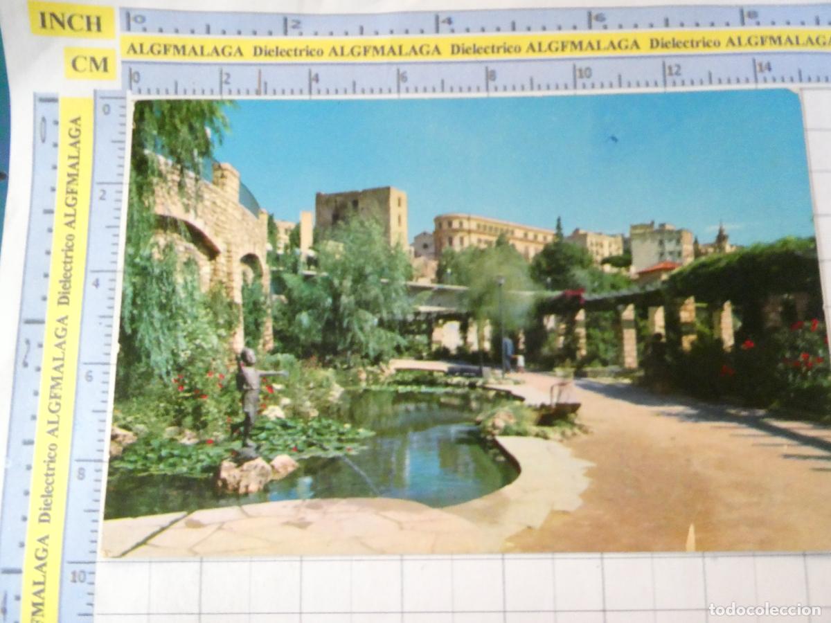 Postales: POSTAL DE TARRAGONNA. A&Ntilde;O 1960. PARQUE DEL MILAGRO P&Eacute;RGOLAS 11 RAYMOND. 3632