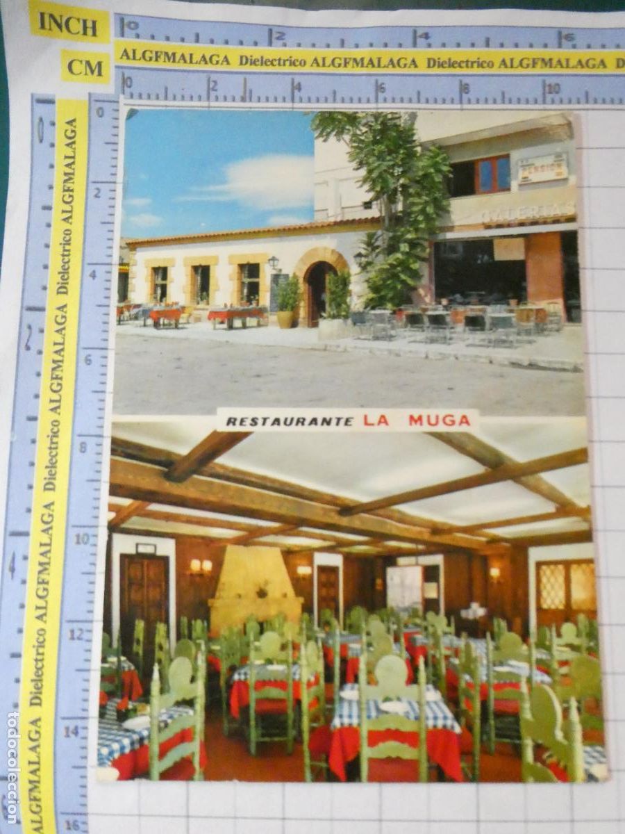Postales: POSTAL DE TARRAGONNA. A&Ntilde;O 1971 RESTAURANTE LA MUGA RESIDENCIA CAFETERIA. RAYMOND. 3647