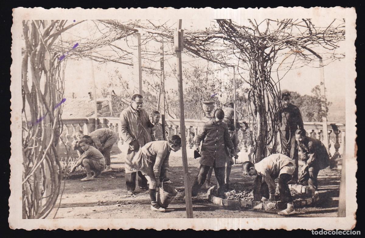 Cartoline: Barcelona. Al dorso texto *Montju&iuml;c. Escuela de Jardiner&iacute;a* y tamp&oacute;n *Foto Fix*