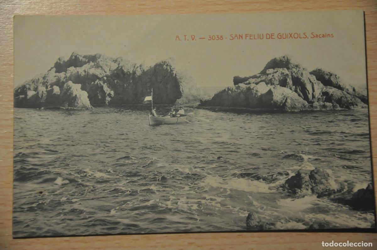 Postales: postal san feliu de guixols, sacains, atv 3038