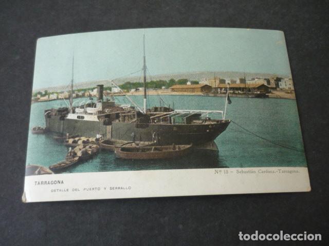 Cartoline: TARRAGONA DETALLE DEL PUERTO Y SERRALLO
