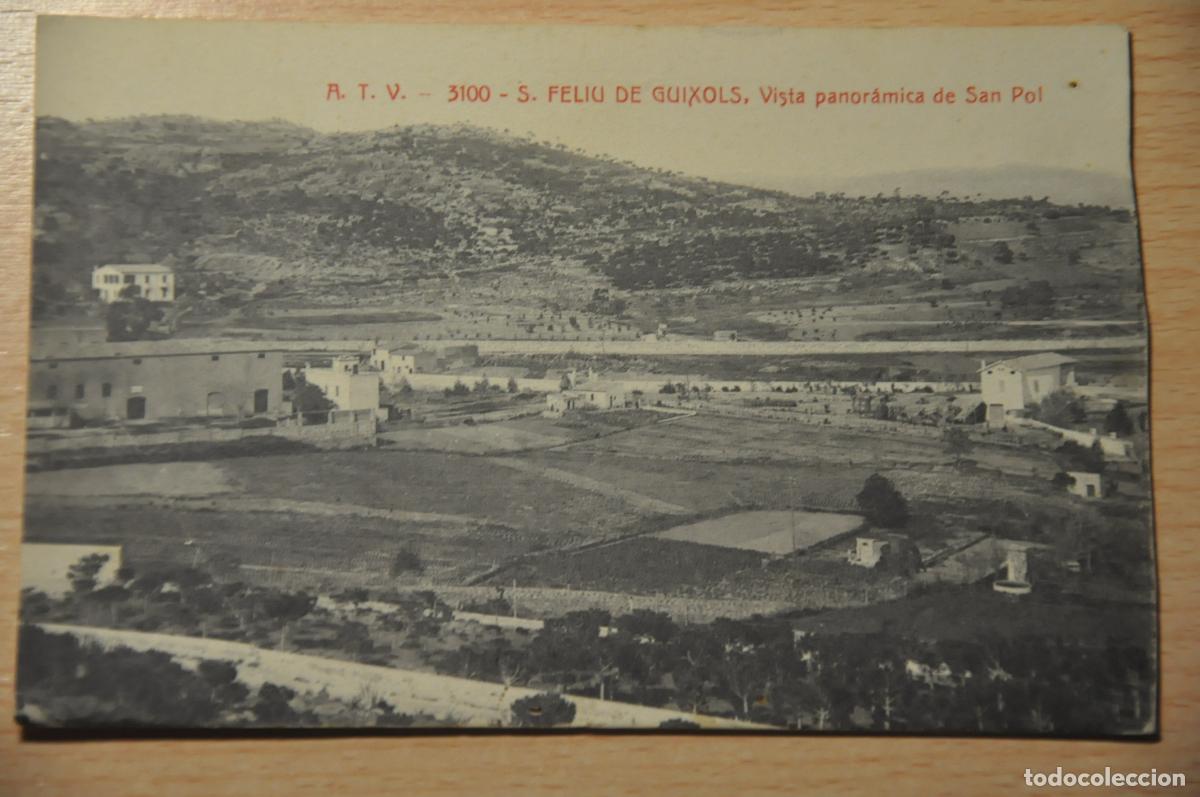 Postales: postal san feliu de guixols, vista panoramica de san pol, atv 3100