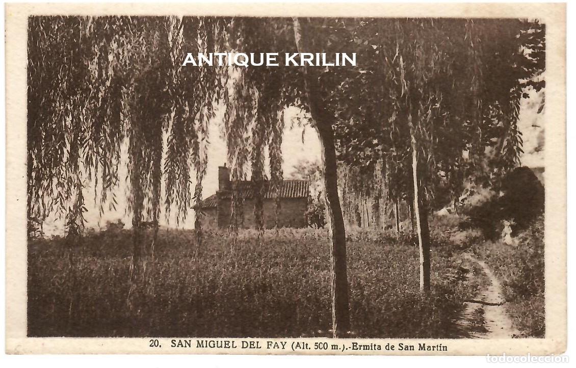 Postkarten: SAN MIGUEL DEL FAY N&ordm; 20 ERMITA DE SAN MARTIN / L. ROISIN / SIN FRANQUEAR