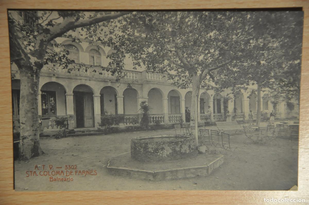 Postales: postal sta. coloma farnes, balneario, atv 3302