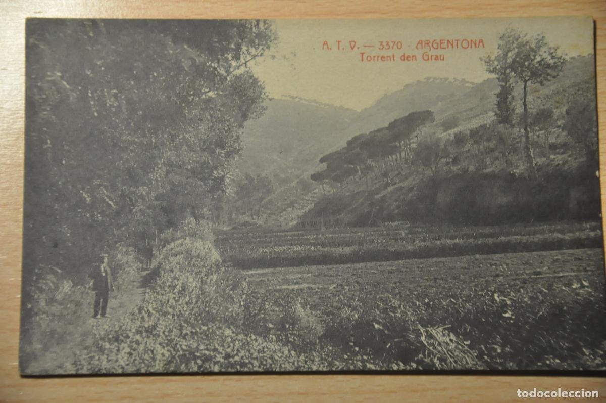 Postales: postal argentona, torrent den grau, atv 3370