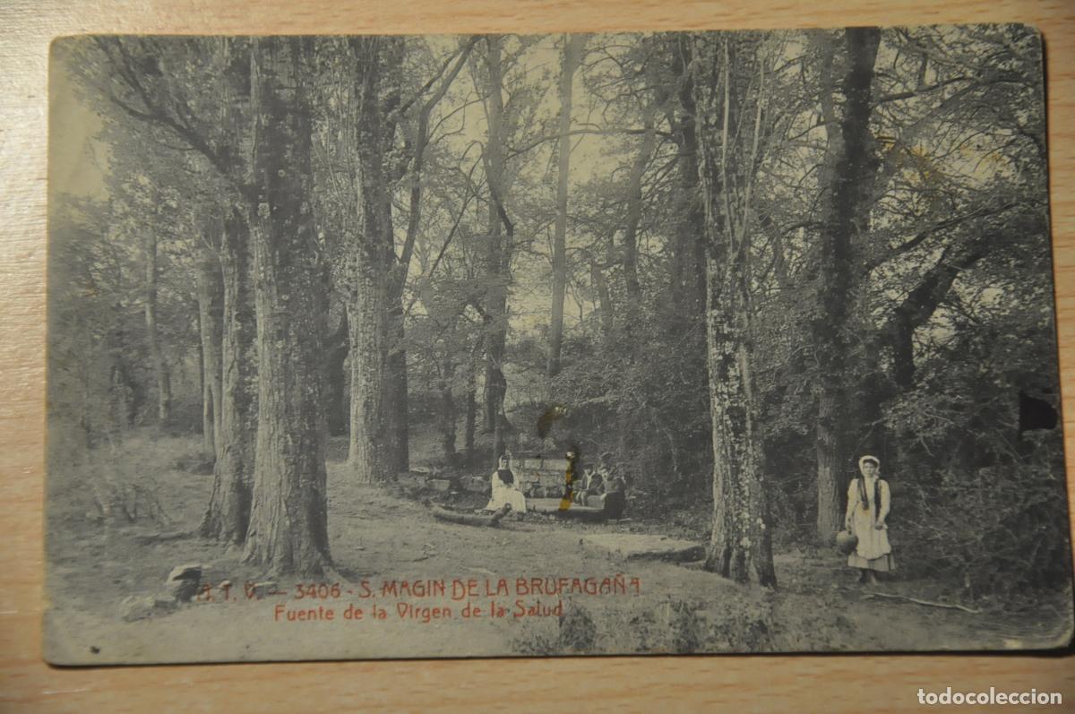 Postales: postal s.magin de la brufaga&ntilde;a, puente de la virgen de la salut, atv 3406