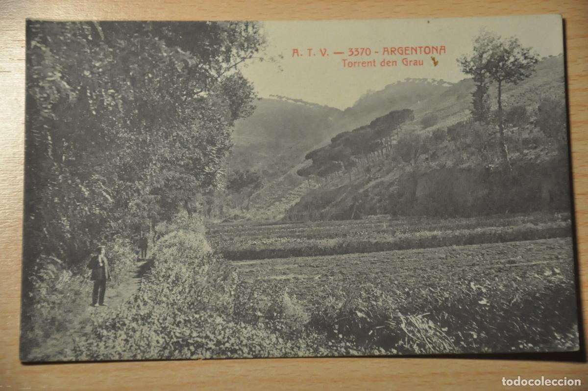 Postales: postal argentona, torrent den grau, atv 3370
