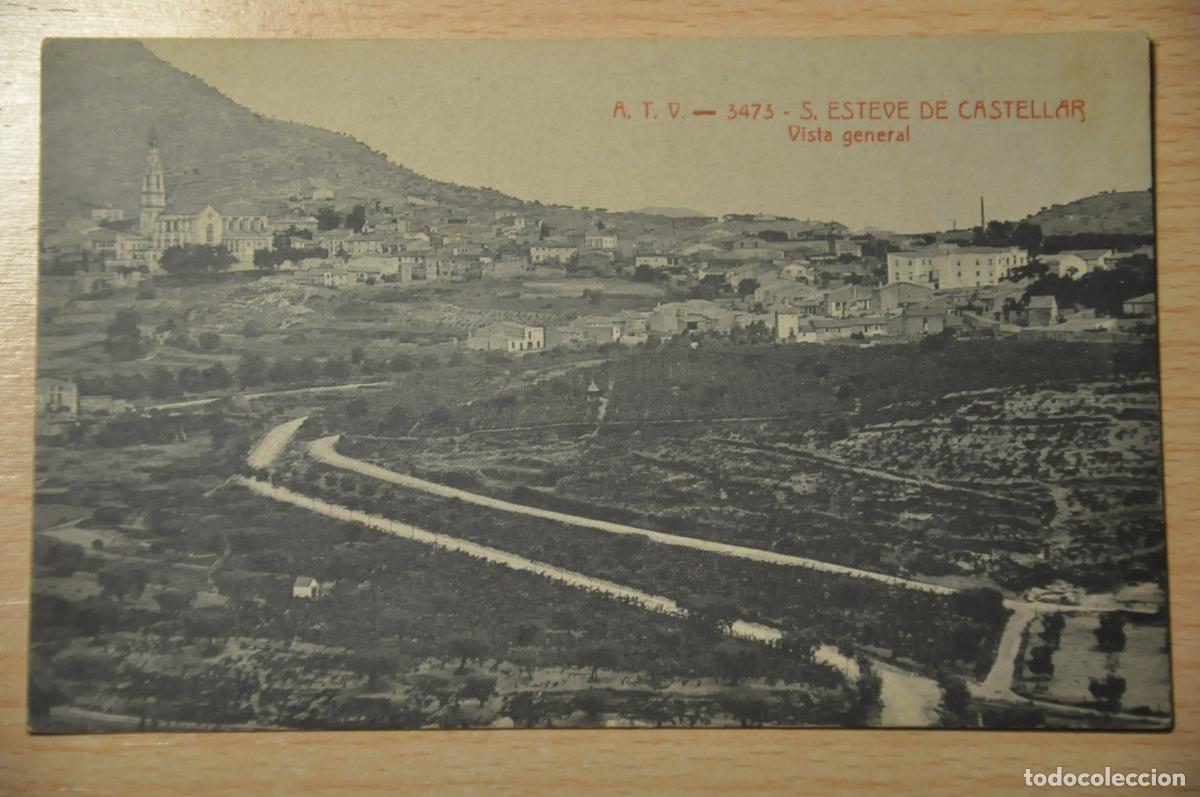 Postales: postal s.esteve de castellar, vista general, atv 3473