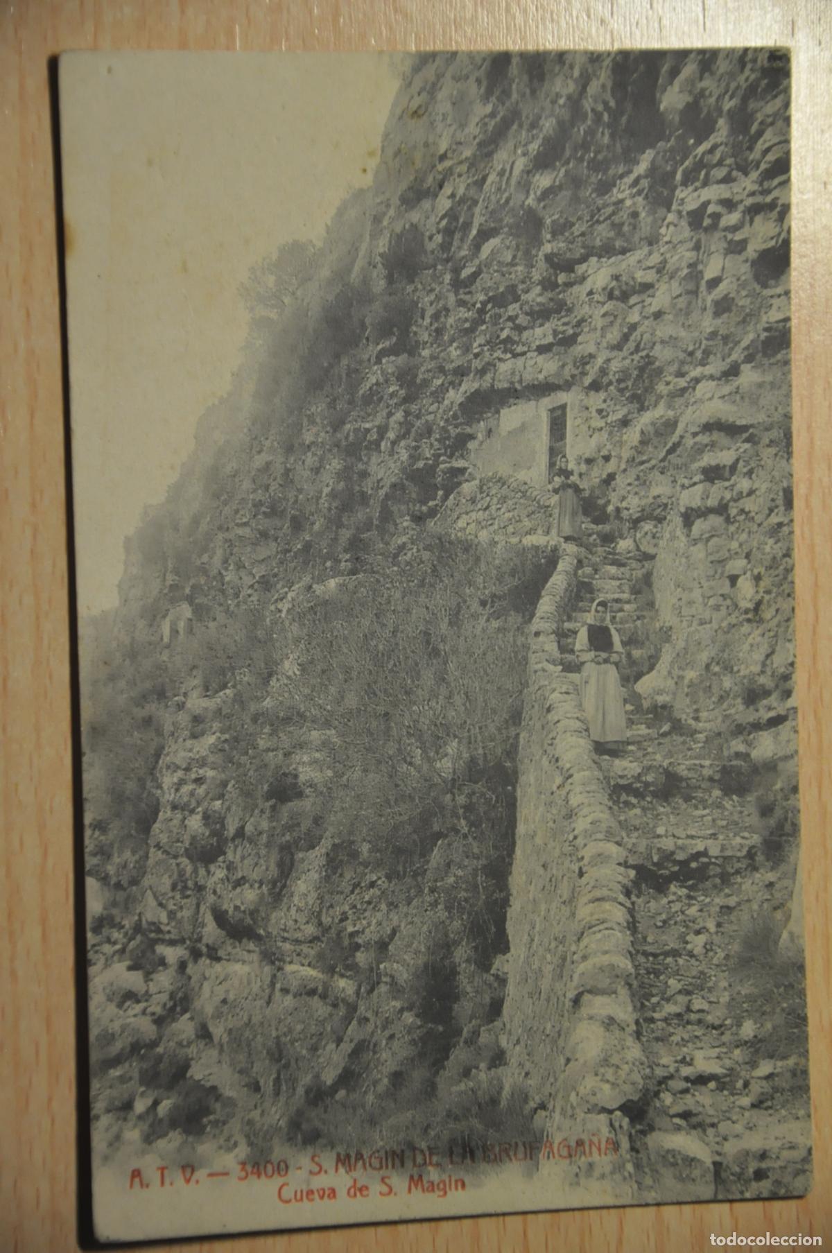 Postales: postal s.magin de la brufaga&ntilde;a, cueva de s.magin, atv 3400