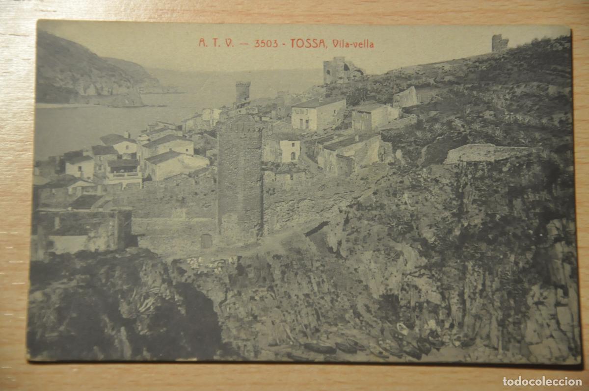 Postales: postal tossa, vila-vella, atv 3503