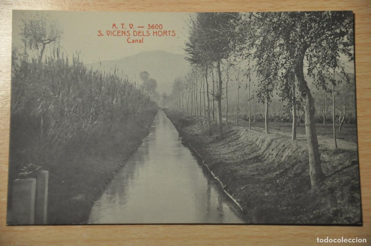 Cartes Postales: postal s.vicen&ccedil; dels horts, canal, atv 3600
