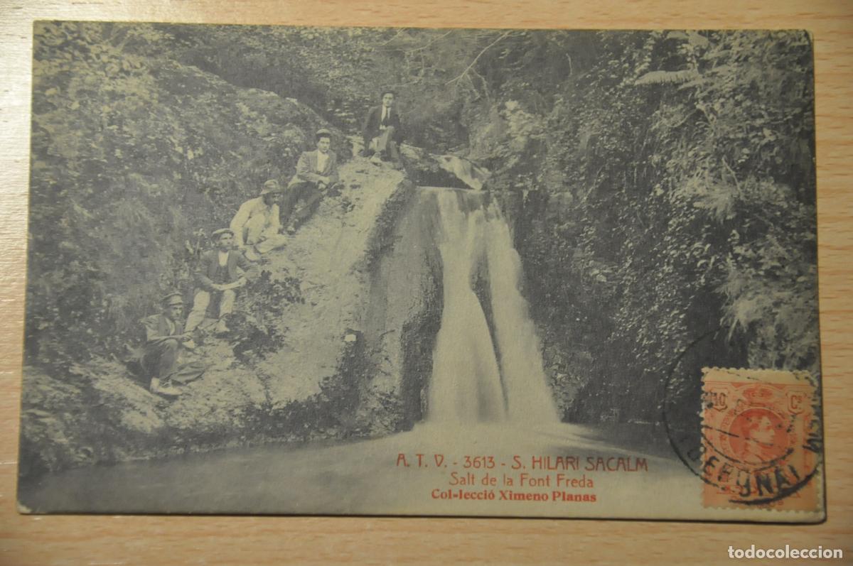 Cartes Postales: postal s.hilari sacalm, salt de la font freda, atv 3613
