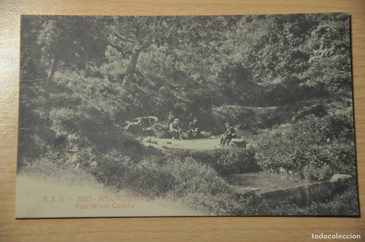 Postales: postal vallvidrera (barcelona), font de can castellvi, atv 3693