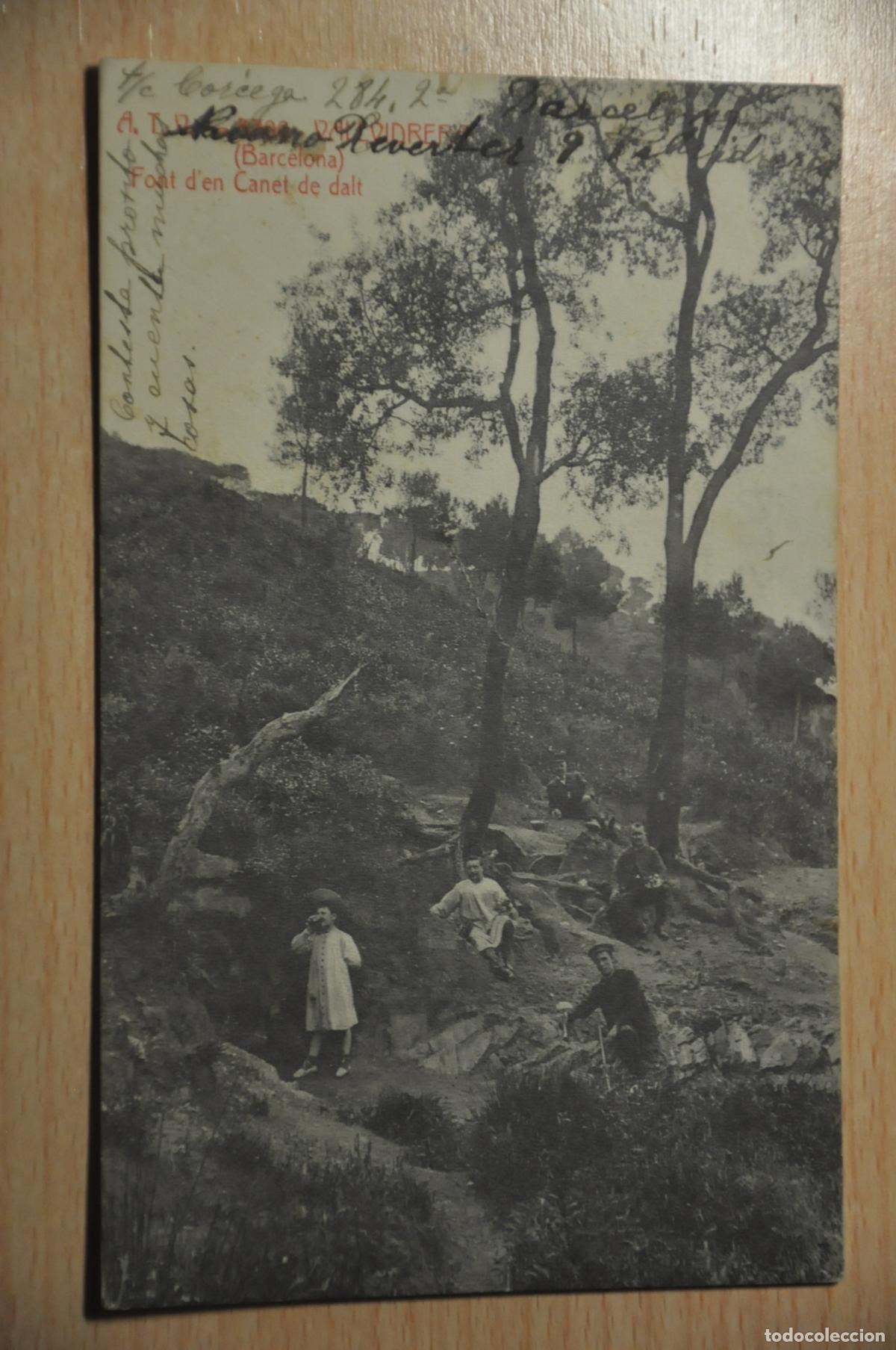 Postales: postal vallvidrera (barcelona), font d&acute;en canet de dalt, atv 3700