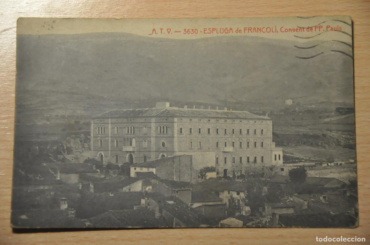Postales: postal espluga de francoli, convent de pp. pauls, atv 3630