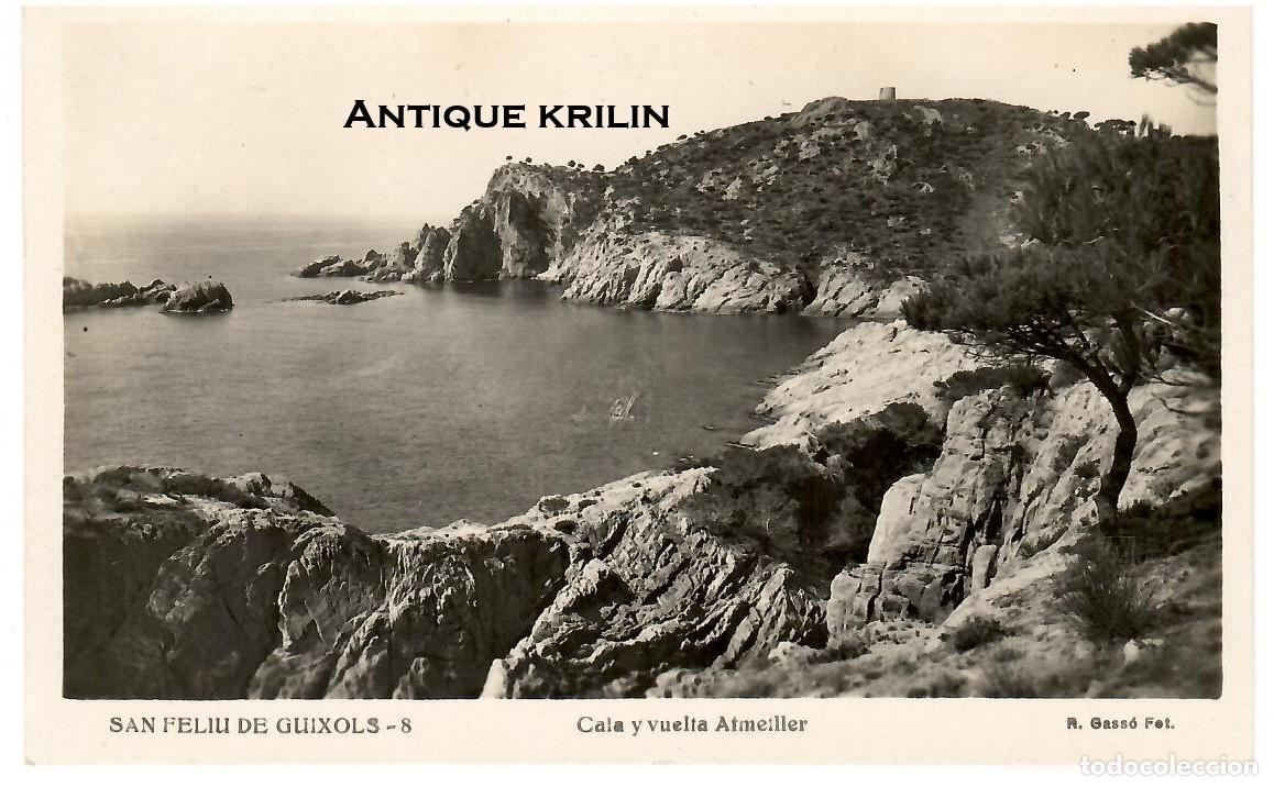 Postales: SAN FELIU DE GUIXOLS N&ordm; 8 CALA Y VUELTA ATMETLLER / R. GASS&Oacute; / SIN FRANQUEAR