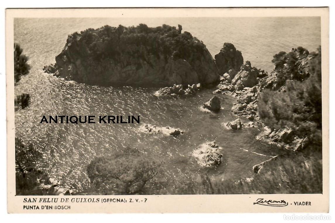 Postales: SAN FELIU DE GUIXOLS N&ordm; 7 PUNTA D'EN BOSCH / EDI. ZERKOWITZ - VIADER / FRANQUEADA