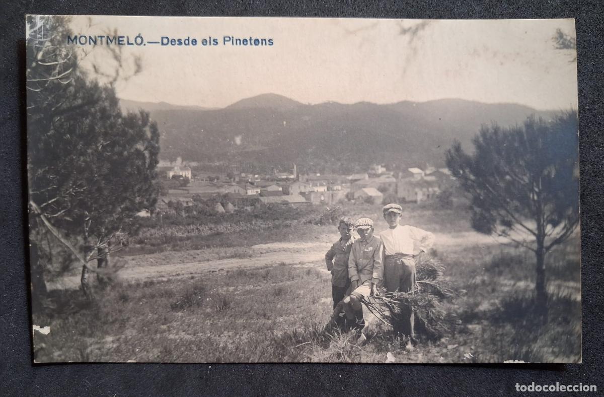 Postales: POSTAL ANTIGUA DE MONTMEL&Oacute; - DESDE ELS PINETONS - (SIN CIRCULAR)