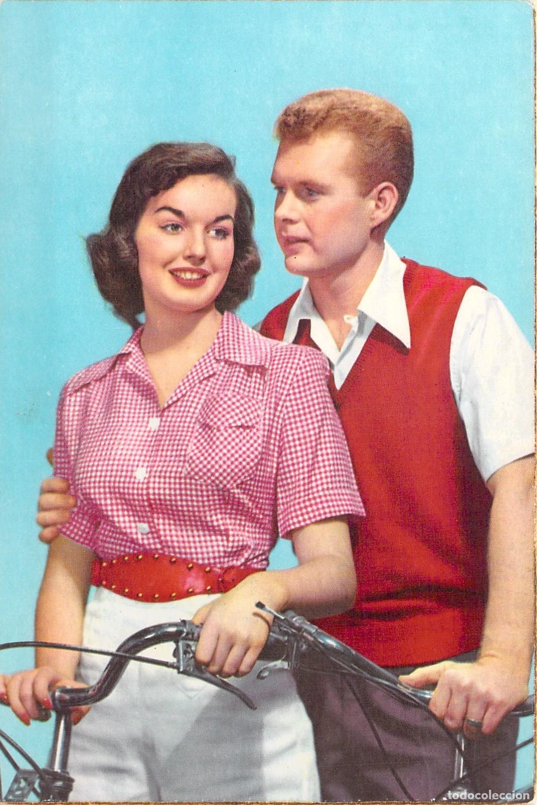 Postales: Postal de Pareja Rom&aacute;ntica con Bicicleta CYZ 573/B