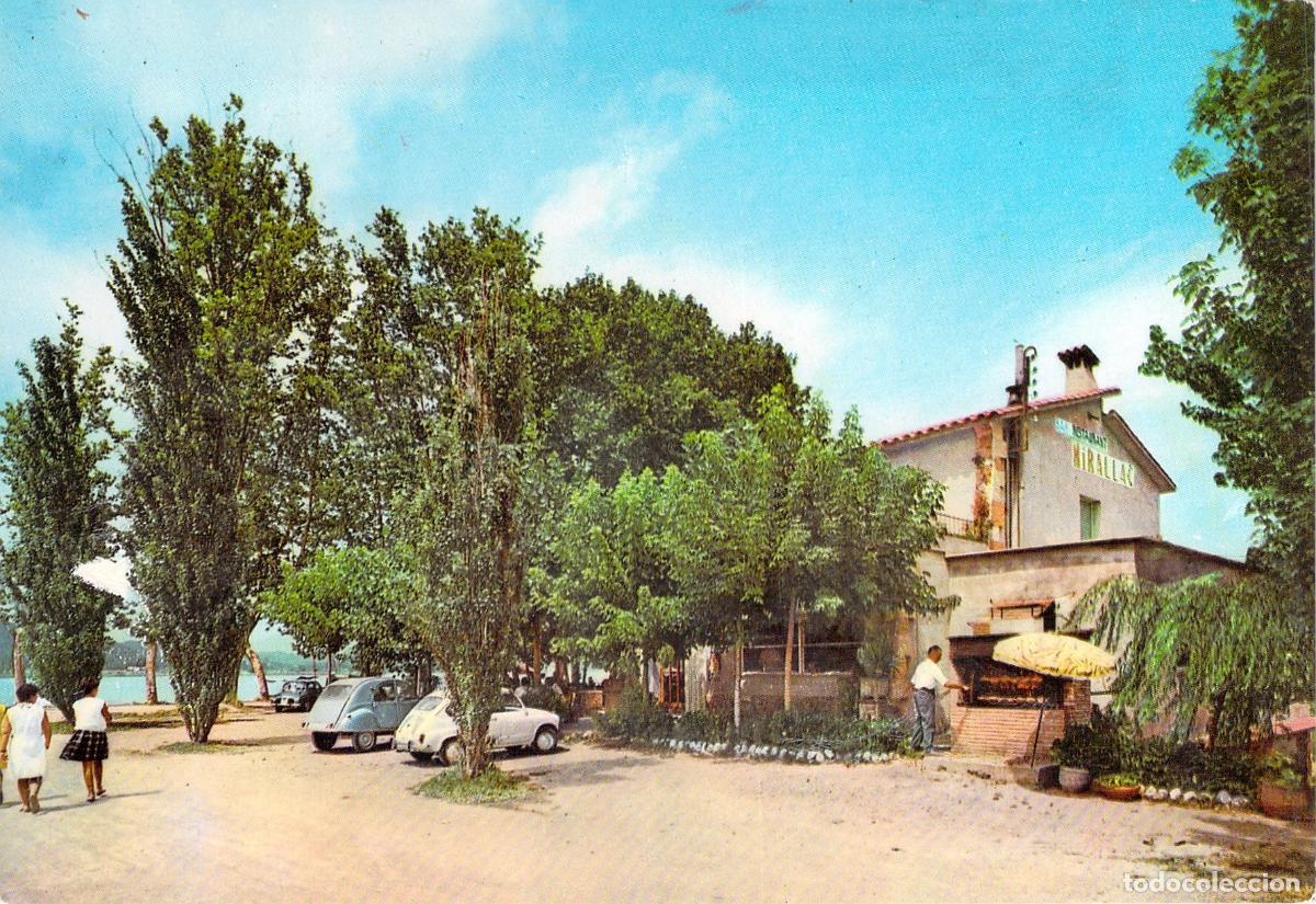 Postcards: Postal Restaurante Mirallac en Ba&ntilde;olas Gerona junto al Lago