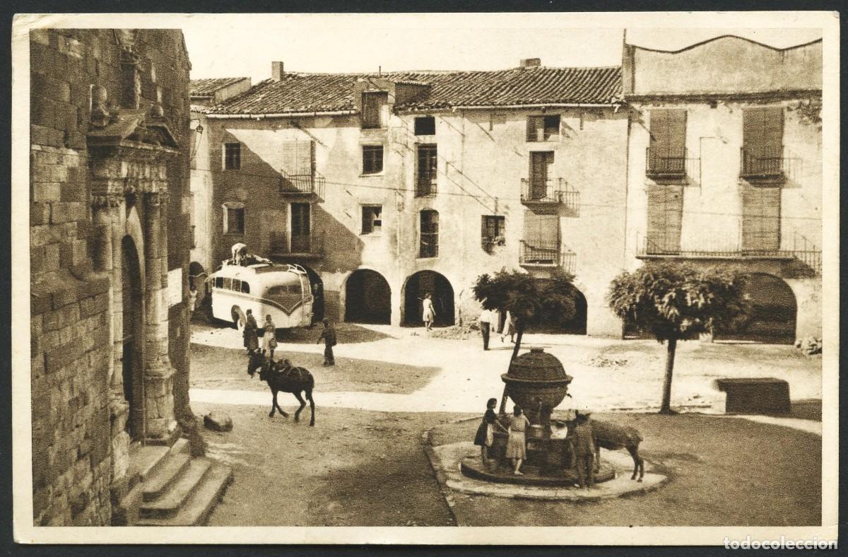 Postkarten: TARJETA POSTAL, PRADES, PLAZA MAYOR, EDICI&Oacute;N: RIEUSSET