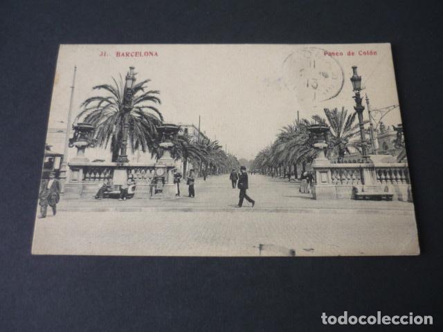 Cartes Postales: BARCELONA PASEO DE COLON