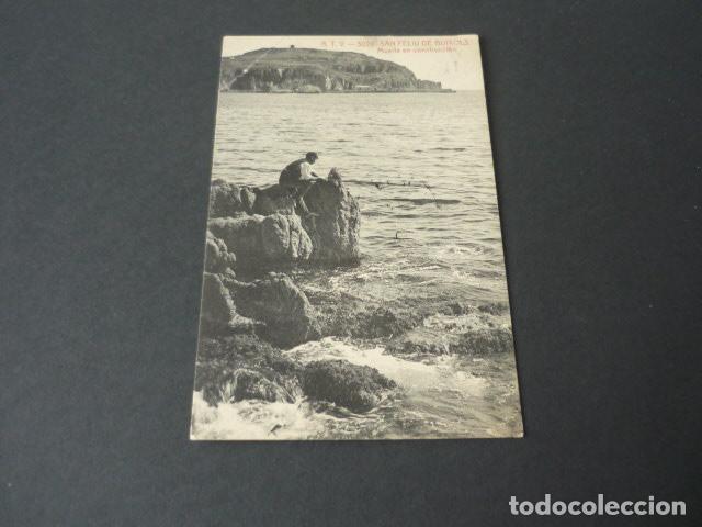 Cartes Postales: SAN FELIU DE GUIXOLS GERONA MUELLE EN CONSTRUCCION