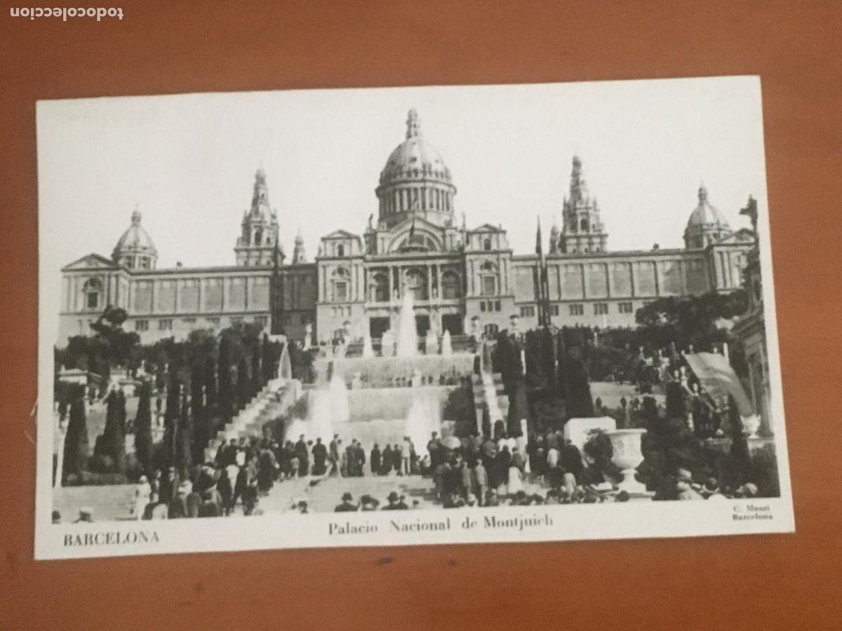Postcards: barcelona palacio nacional montjuich postal fotografica original antigua