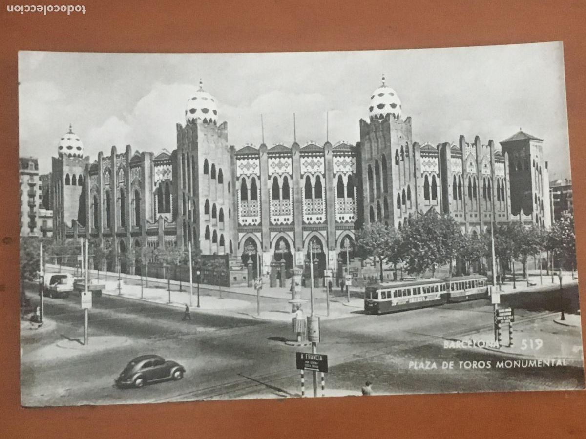 Postcards: barcelona plaza toros monumental postal fotografica original antigua